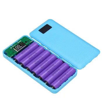 

3 in 1 Multifunctional Battery Charger 7Slots DIY LCD Display Smart 18650 Battery Charger & Mobile Power Bank & LED Flashlight