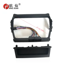 HANGXIAN 2Din Autoradio Fascia frame per Hyundai IX45 SANTA FE 2013 car DVD gps Pannello Dash Kit di Installazione Telaio trim Lunetta