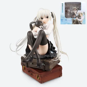 

HEYZO 18cm Anime ALPHAMAX SKYTUBE Yosuga no Sora Kasugano Sora sexy Girl PVC Anime figure Toys For Kids children