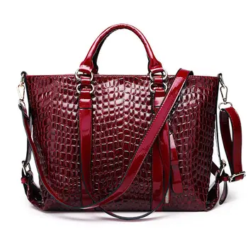 

2019 PU Leather Women Handbags Fashion Ladies Small Shell Shoulder Bag Female Casual Crocodile Patten Women Bags