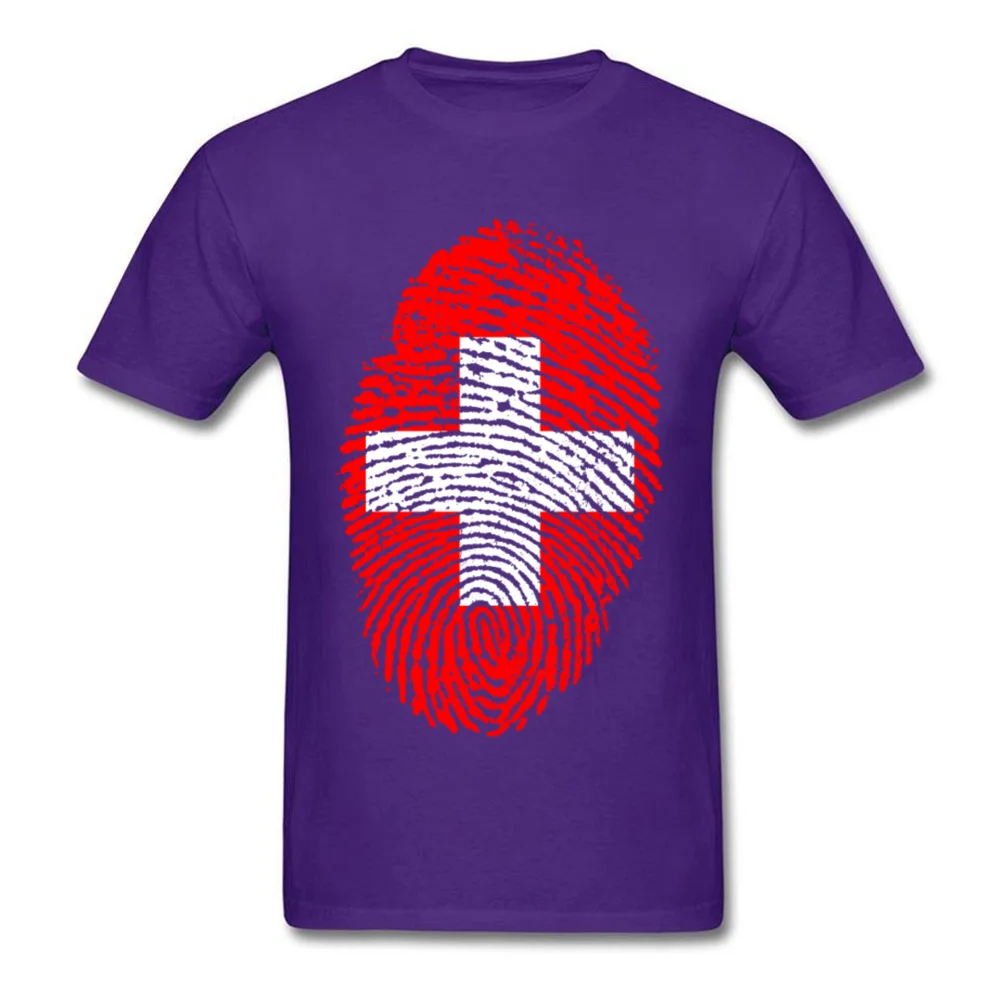 Switzerland Flag Fingerprint_purple