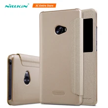 

Nillkin Leather Flip Phone Case For Xiaomi Note 2 Case Full Protection Window View Phone Cover For Mi Note 2 Luxury Coque Shells