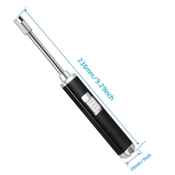 

USB Rechargeable Flameless Candle Electric Arc Lighter for Home Kitchen BBQ Camping Stove 669