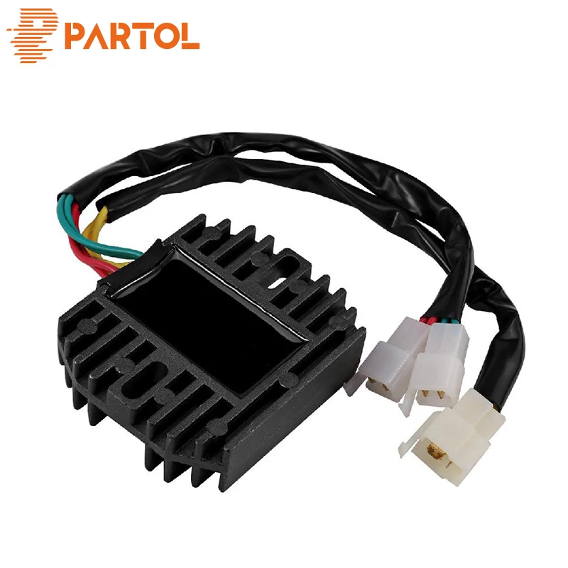 

Partol Motorcycle Voltage Regulator Rectifier Replacement 12V For Honda VT 1100 Shadow 1987 1988 1989 1990 1991 1992 1993-1996