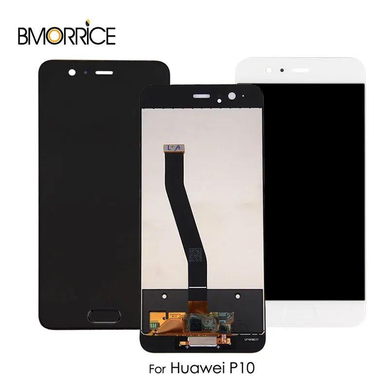 

Original LCD Display + FingerFrint For Huawei P10 VTR-L09 VTR-L10 VTR-L29 Touch Screen Digitizer Assembly Replacement No Frame