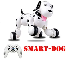 Happycow 2.4 г беспроводной пульт дистанционного управления смарт электронный любимчика развивающие детская игрушка танцы робот собака