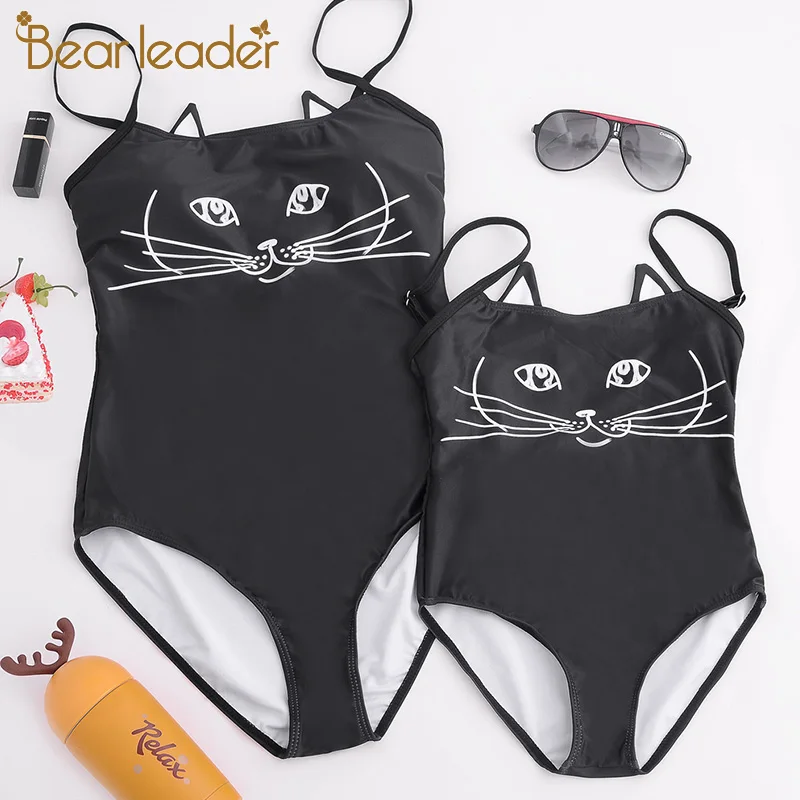 girls cat swimsuit