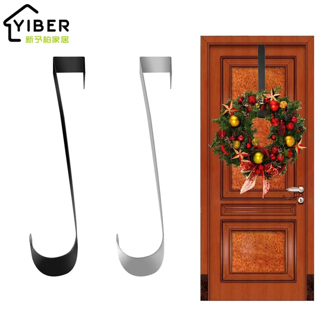 Christmas Wreath Hook Hanger Over Door 15 Large Metal Christmas Wreath Hook Hanger Over Door 15 Large Metal Spray Paint Front