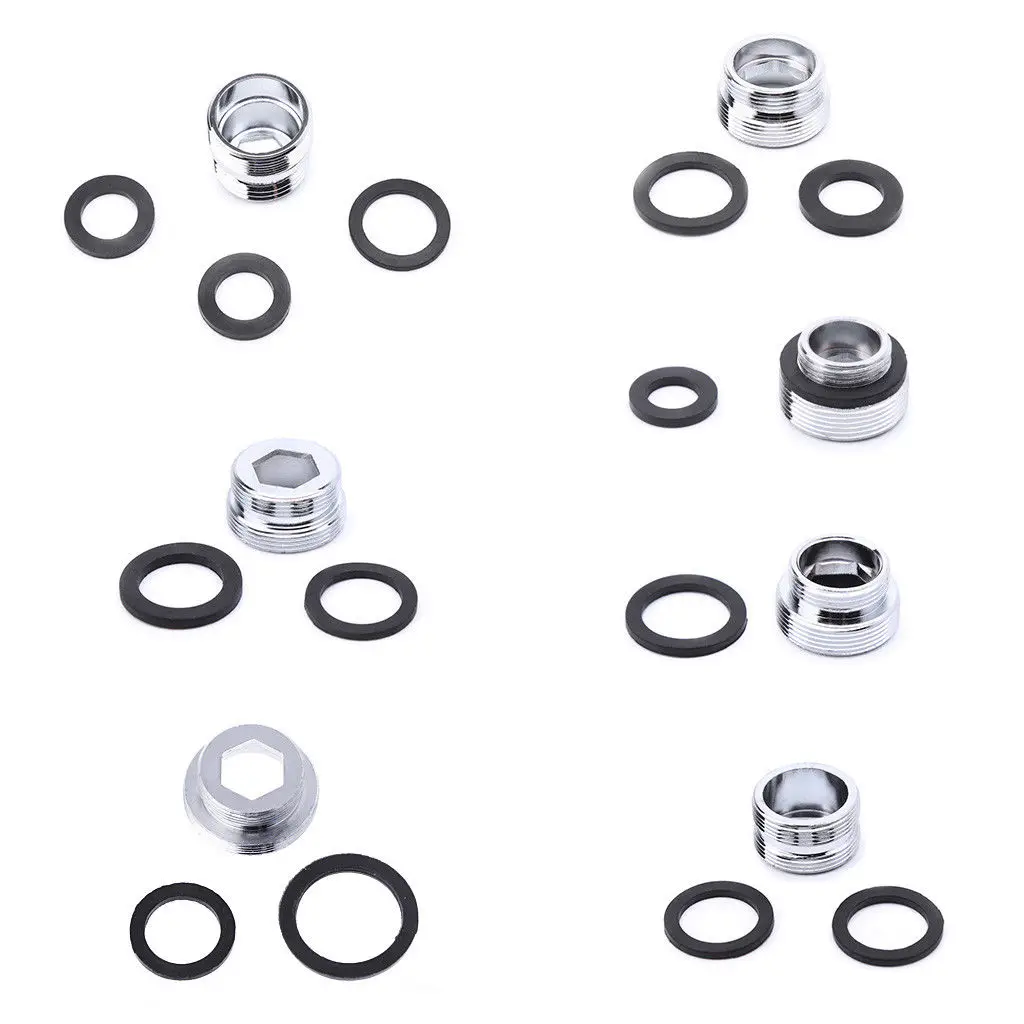 

1set Metal Tap Aerator Connector Outside Thread Water Saving Faucet Aerator for Kitchen Faucet Water Purifier Accessories