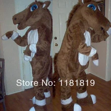 Талисман лошадь талисмана Пользовательские праздничный карнавальный костюм комплекты Mascotte Необычные платье карнавальный костюм