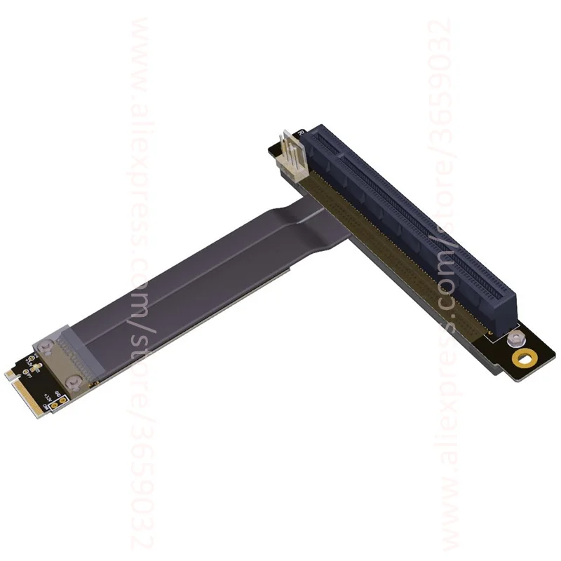 M.2 NGFF NVMe Key M extender cable to PCIE x16 graphics Card Riser adapter PCI-E 