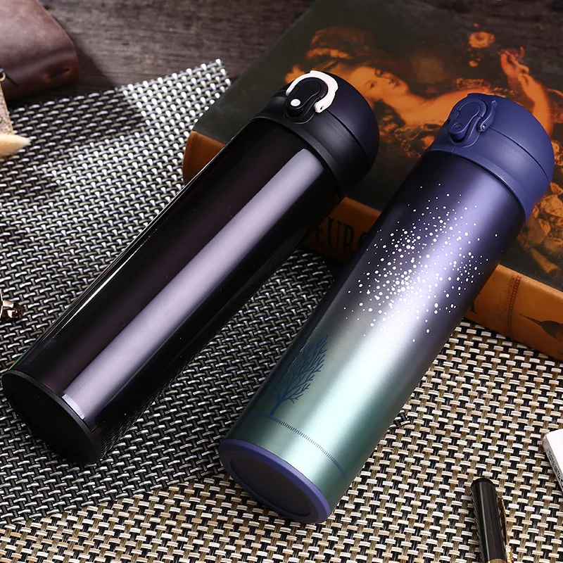 

Double-Walled Stainless Steel Thermos Flask 500ml Vacuum Insulated Thermos Cup Coffee Mug Travel Drink Bottle