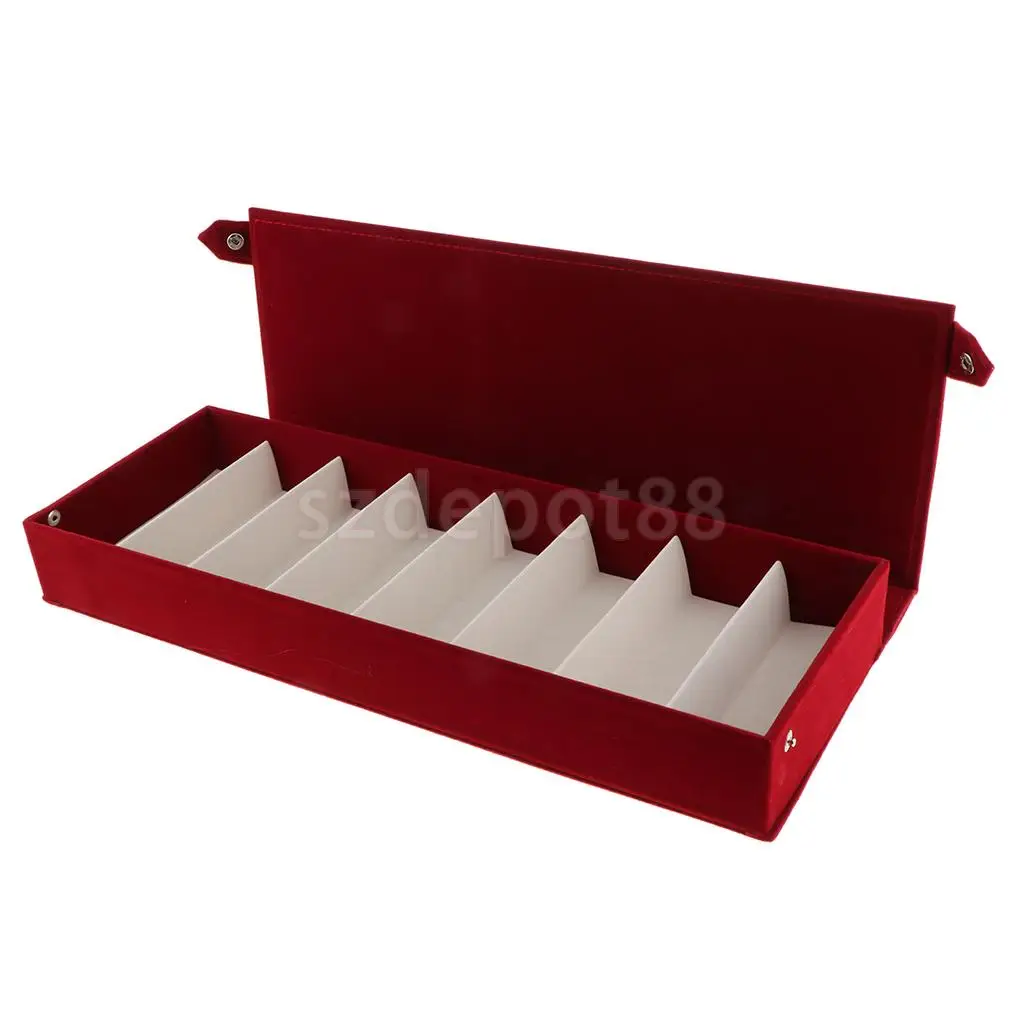 

8 Grids Professional Eyeglasses Sunglasses Glasses Storage Eyewear Display Stand Case Box Holder Wrist Watches Tray