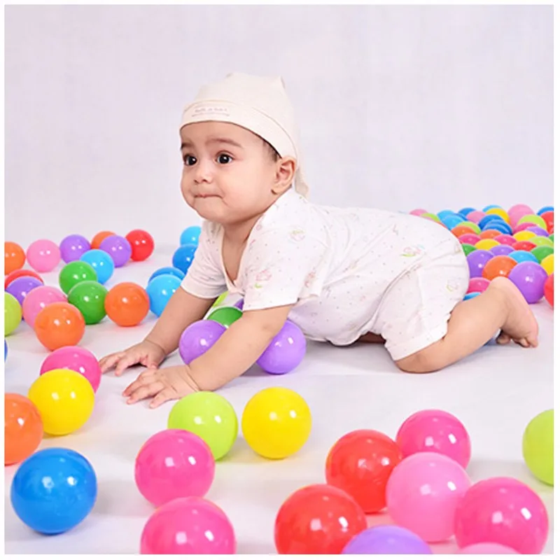 Pudcoco Colorful Ball Toys 20Pcs/50Pcs/100PCS Ball For Baby Kids Soft Plastic Ocean Ball Toys Children Swim Ball Pits Toy