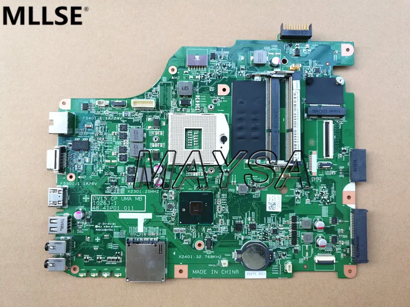 DV15 CP 48.4IP01.011 CN-0RMRWP Main Board Fit For Dell Vostro 1540 Laptop Motherboard DDR3 , 100% working 