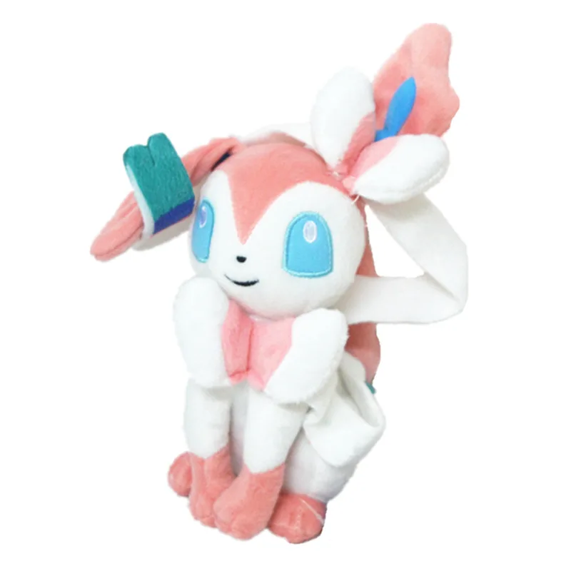 20 см аниме Eeveelution Eevees Flareon Sylveon плюшевые игрушки подарки для детей с рисунком из