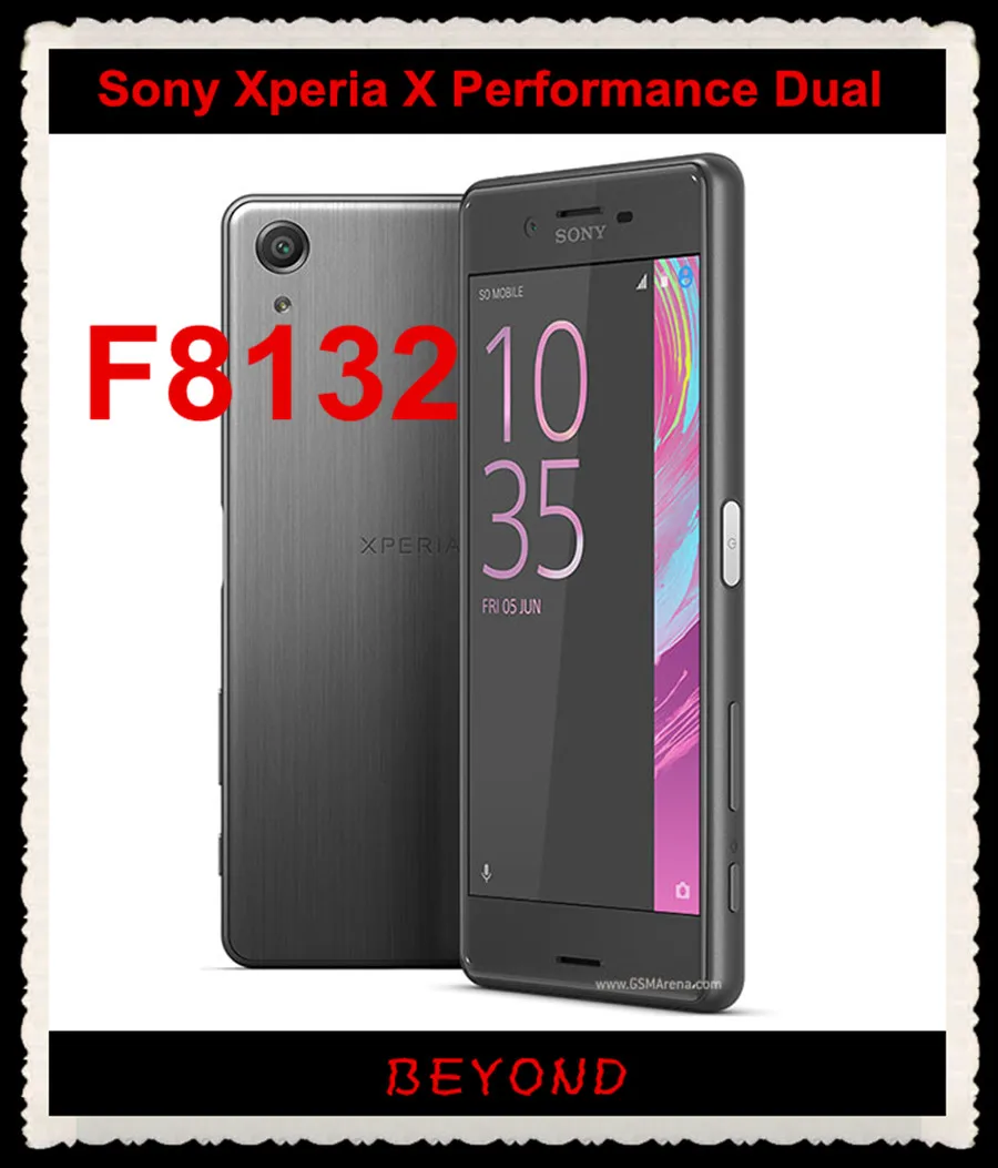 Sony Xperia X Performance Dual F8132,, разблокирован, GSM, две sim-карты, LTE, Android, четыре ядра, ram, 3 ГБ rom, 64 ГБ, 5,0 дюйма, 23 МП, отпечаток пальца