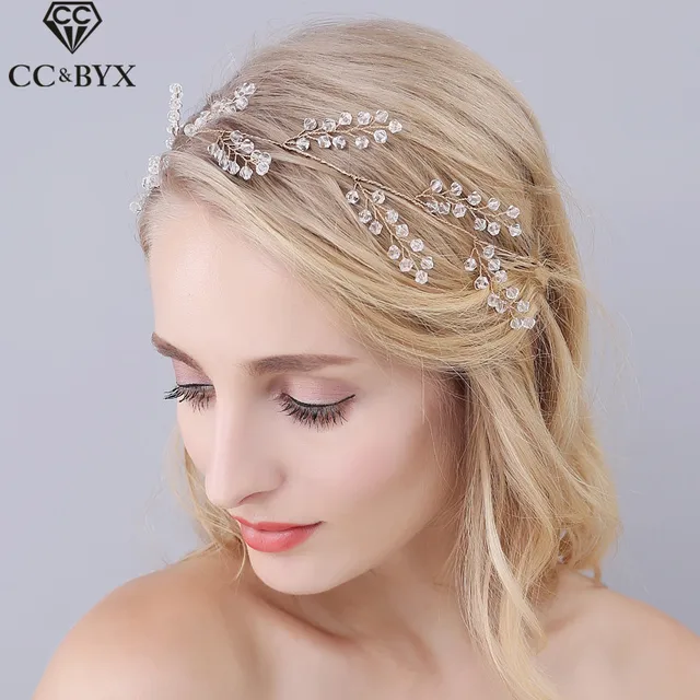 Cc Jewelry Wedding Headband Bridal Crown Hairbands Hair Cc Jewelry Wedding Headband Bridal Crown Hairbands Hair Accessories For Women Party Bride Headwear Fine