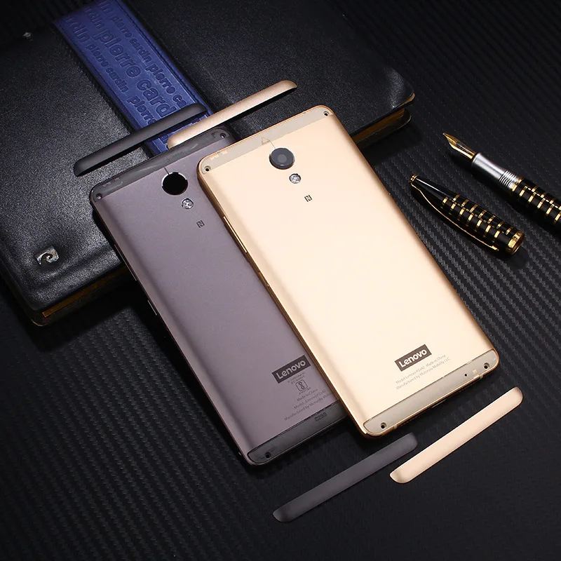

FOR Lenovo vibe P2 Metal battery back cover P2C72 P2A42 Rear cover with Top piece , bottom piece ,button, lens