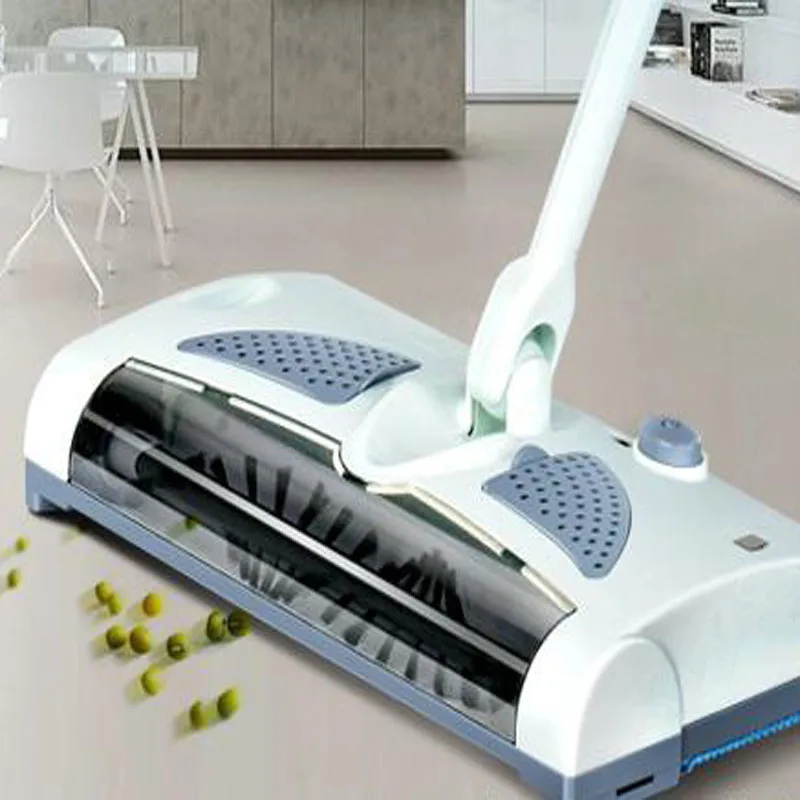 Najtaniej Zamiatarka ze stali nierdzewnej typu Push ręcznie Push magiczna miotła uchwyt do odkurzacza pakiet do czyszczenia gospodarstwa domowego ręcznie zamiatarka mop