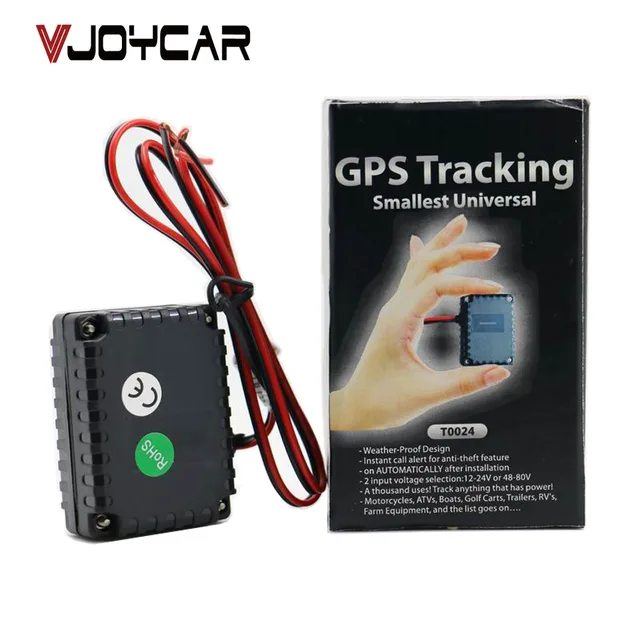 VJOYCAR Waterproof Mini GPS tracker Car Ebike Motorcycle Van Bikes 12V to 60V Free GPS Tracking