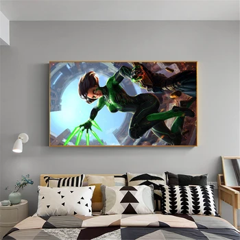 

Canvas Green Lantern Poster Art Home Decoration Poster Movie Paintings for Living Room Wall Painting No Frame