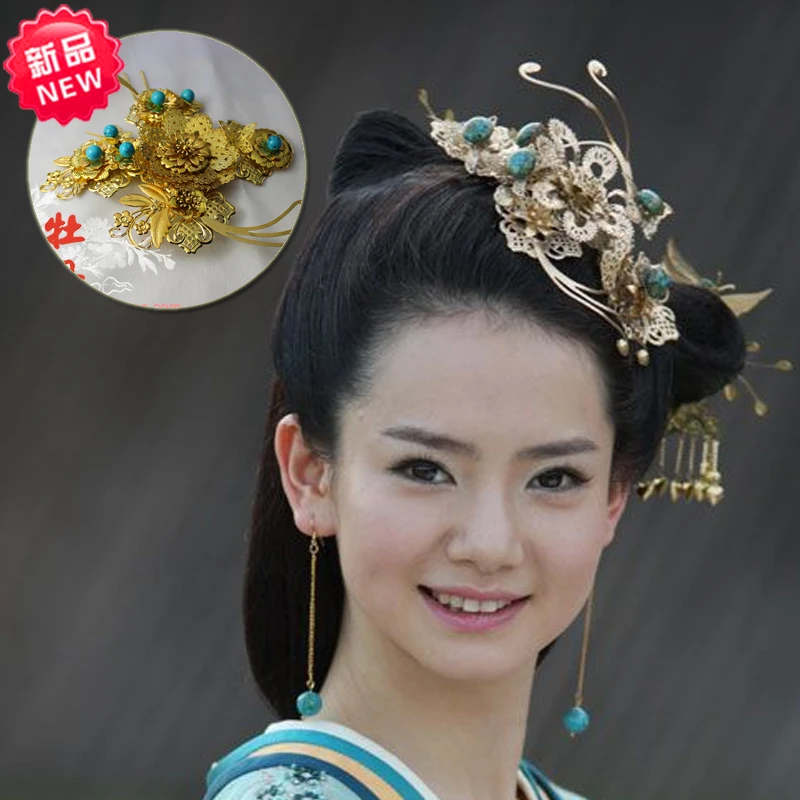 

Princess GuanTao hair accessory costume hanfu hair tiaras for TV Scheme of Beauty Bride Hair Jewelry Hair Accessories