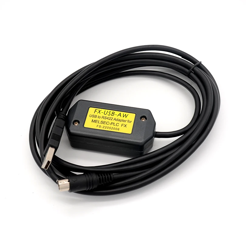 

FOURSTAR USB programming for Mitsubishi FX3U and FX2N/FX1N/FX0/FX0S/FX1S series PLCs Cable USB/RS422 interface