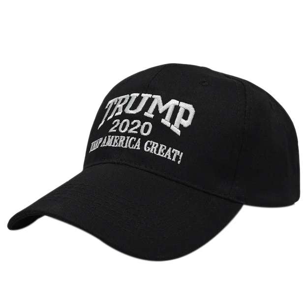 1Pcs Trump Keep America Great Embroidery Campaign Hat Usa Baseball Cap Black