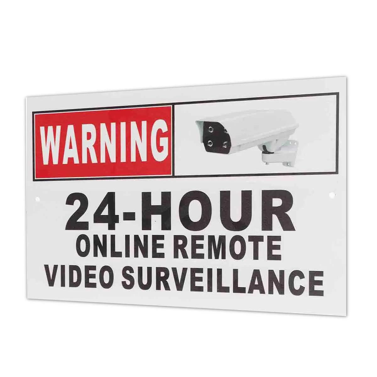 24 часа онлайн удаленное видеонаблюдение безопасности CCTV камера металлическая вывеска наклейка