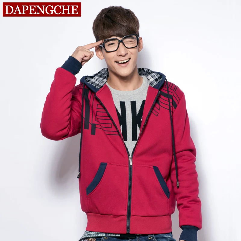 GAGA Men Casual Slim Solid Thicken Hooded Zip-Up Down Coat Jacket GAGA Men Casual Slim Solid Thicken Hooded Zip-Up Down Coat Jacket