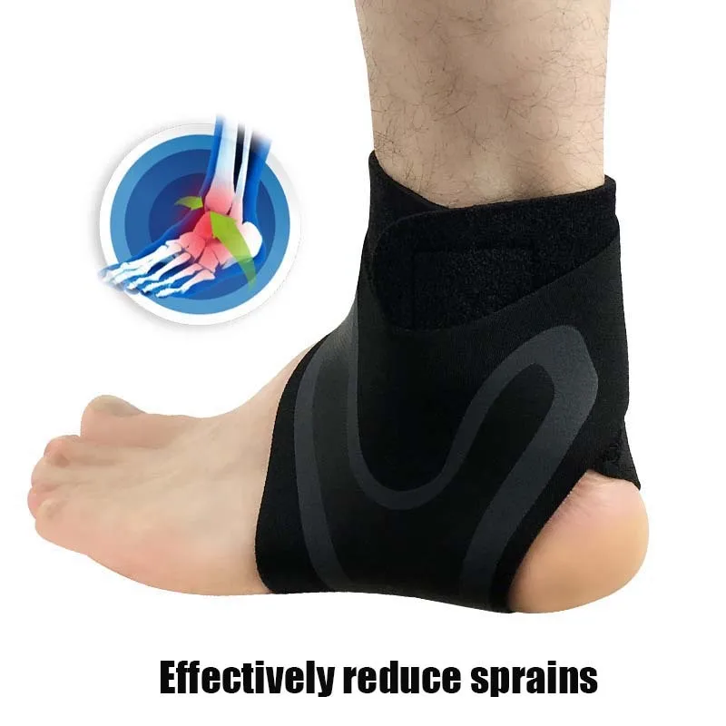 2pcs ankle support bandage fitness Running Sport Support Guard Foot Bandage Elastic Black universal adjust ankle Protection