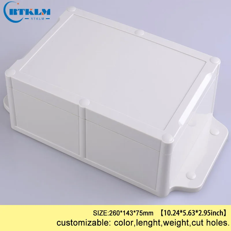 IP55 Waterproof Dustproof Junction Box, ABS Plastic Junction Box DIY Case Enclosure Universal Electrical Project for Control Box Electrical Enclosure Switch Junction Box（White//85mmx85mmx50mm