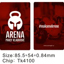 Пользовательский дизайн RFID 125 кГц tk/em4100 чип ПВХ+ эпоксидная карта 3000 шт