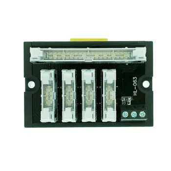 

32 ways terminal block 4 x IDC10 to IDC40 breakout board PLC relay adapter DIN Rail Mount