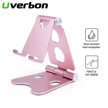 

Universal Adjustable Folding Phone Holder Mobile Phone Stand For Huawei P20 P10 iPhone XS X Xiaomi Desk Tablet Stand Desktop