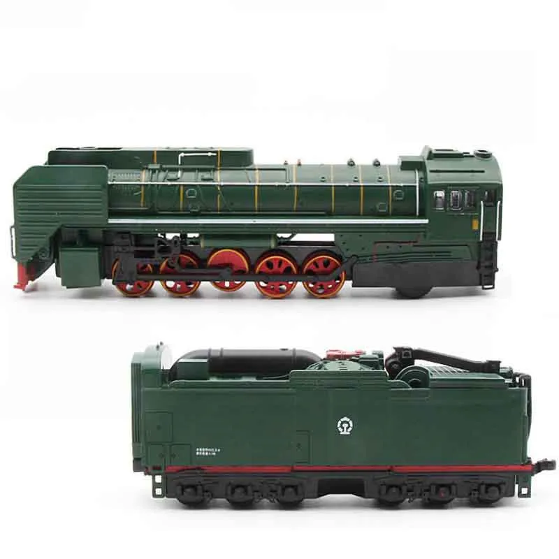 

Steam Train Diesel Locomotive One Size Alloy Model toy cars Pull Back Sound Light Model toys for children