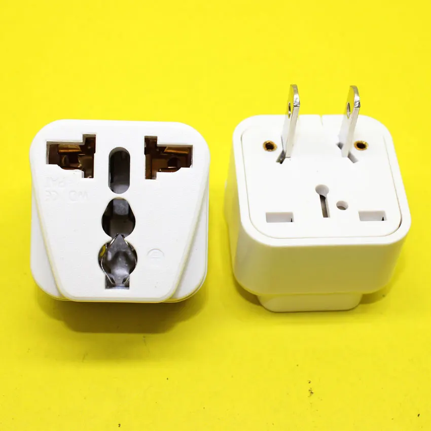AD 069 White Universal US UK EU to 2 Pin Australia Plug Travel Wall