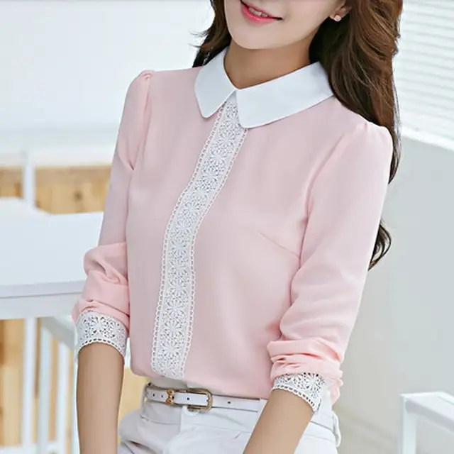 white uniform blouses peter pan collar patterns