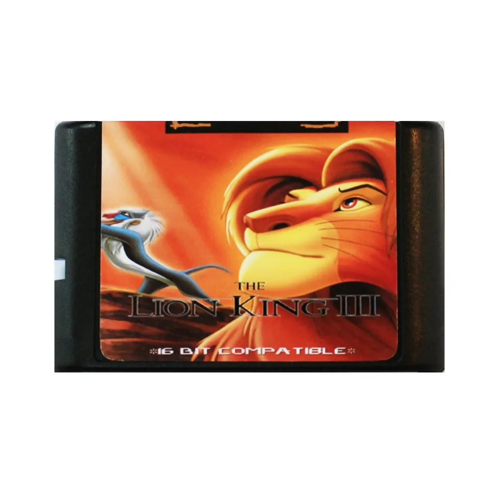 

Lion King 3 16 bit MD Game Card For Sega Mega Drive For SEGA Genesis