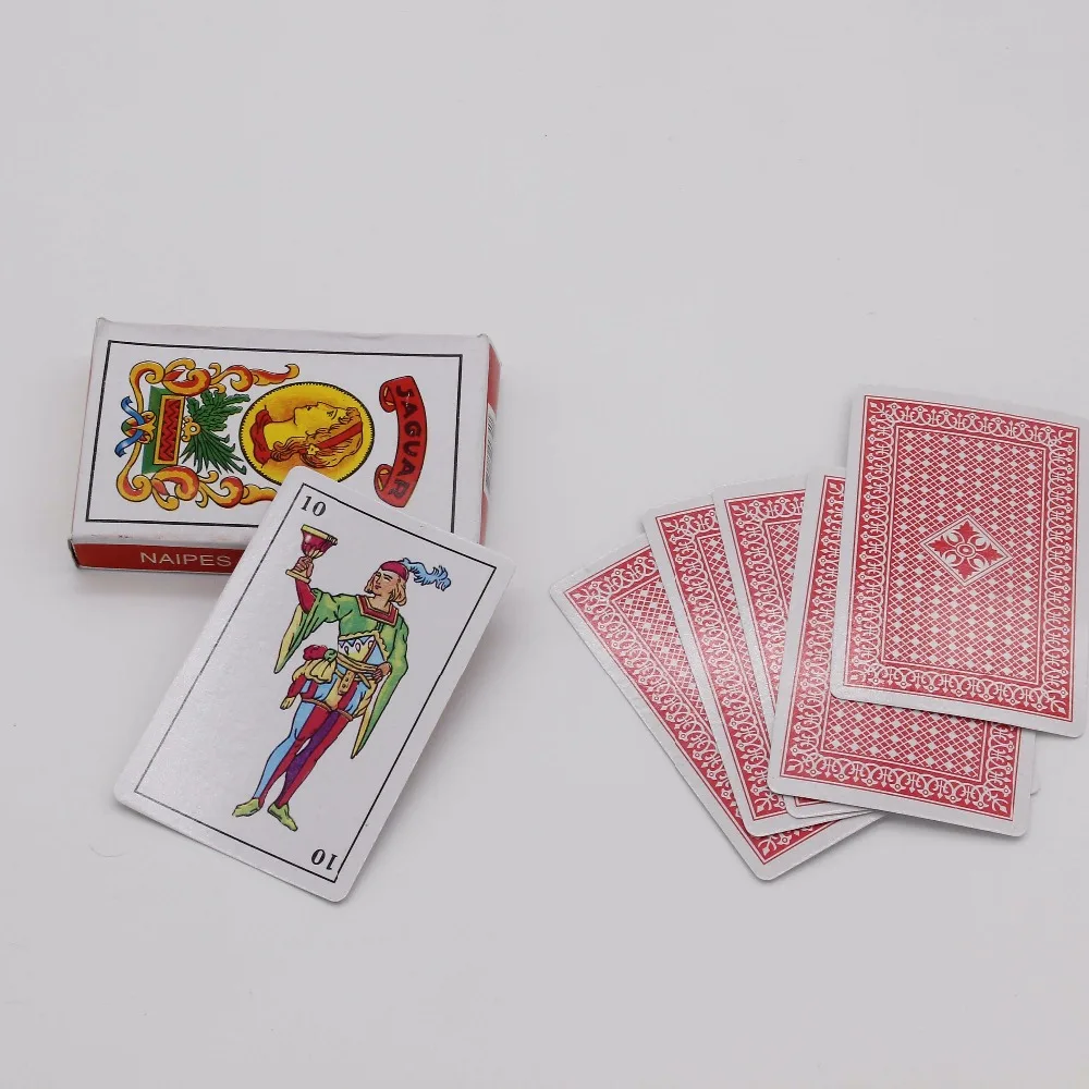 10pcs lot Spanish Poker Lovely Interesting Playing Cards Game Outside 