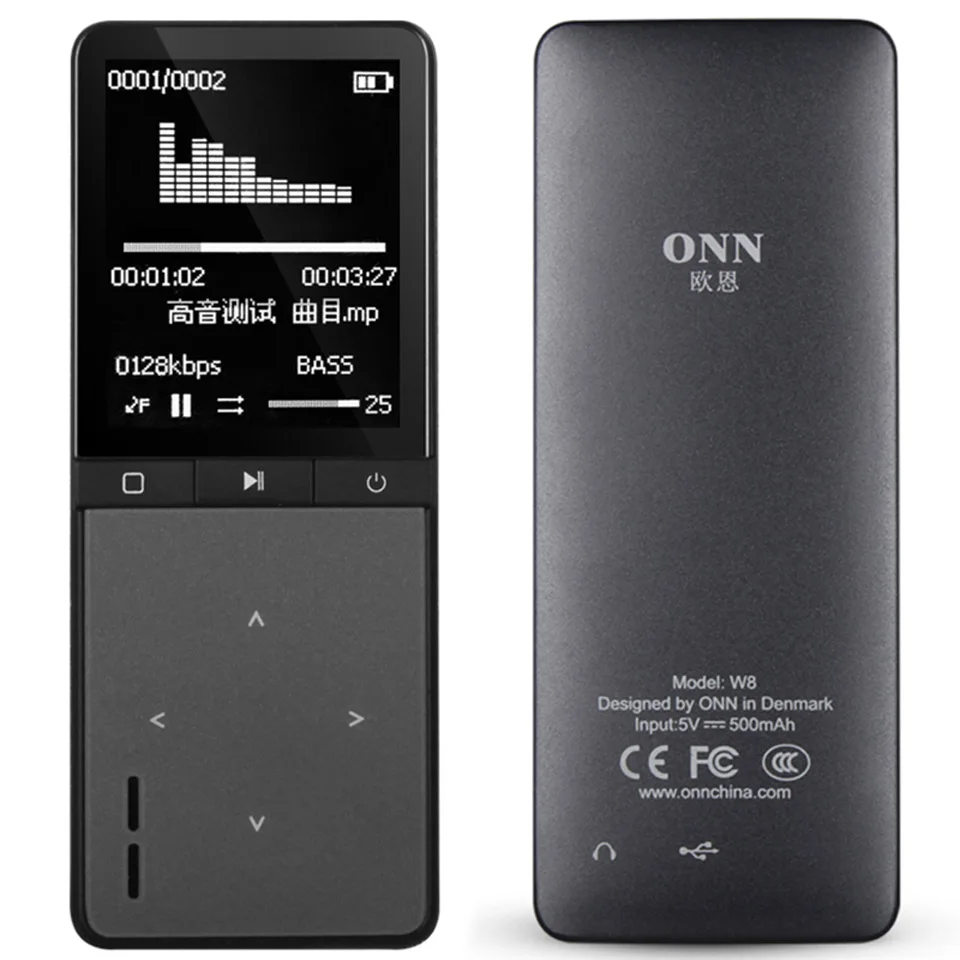 2016 New Bluetooth Sport MP3 Player Portable Audio 8GB with Built-in Speaker FM Radio Pedometer APE Flac Music Player ONN W8 bluetooth-music-player : image 2016 New Bluetooth Sport MP3 Player Portable Audio 8GB with Built-in Speaker FM Radio Pedometer APE Flac Music Player ONN W8 bluetooth-music-player