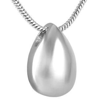 

Elegant Teardrop Cremation Urn Necklace for Ash Holder Stainless Steel Ashes Keepsake Pendant Memorial Jewelry
