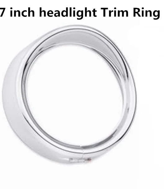 7-дюймовый черный/хром фар фары отделка кольцо 4,5 дюйма противотуманных фар отделка кольцо для Harley Touring Road King electra Glide