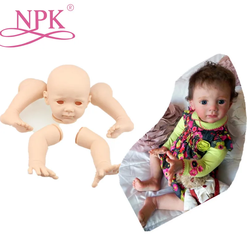NPK Vivid 60 см Reborn Baby Doll Bonecas наборы для DIY изготовленные из безопасного силикона винил