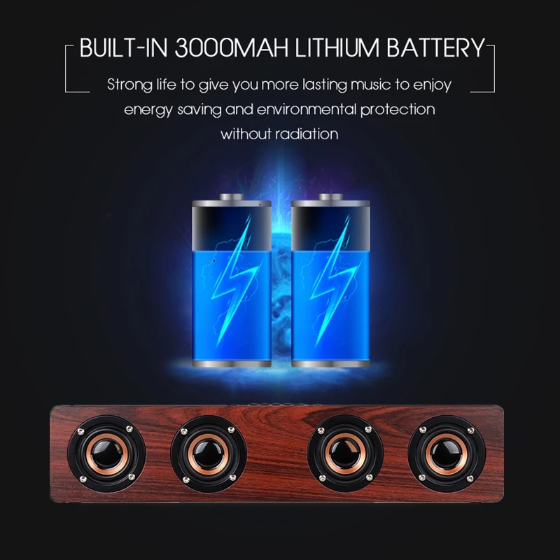 Беспроводная Bluetooth Колонка FDGAO стерео сабвуфер Hi Fi музыкальная шкатулка