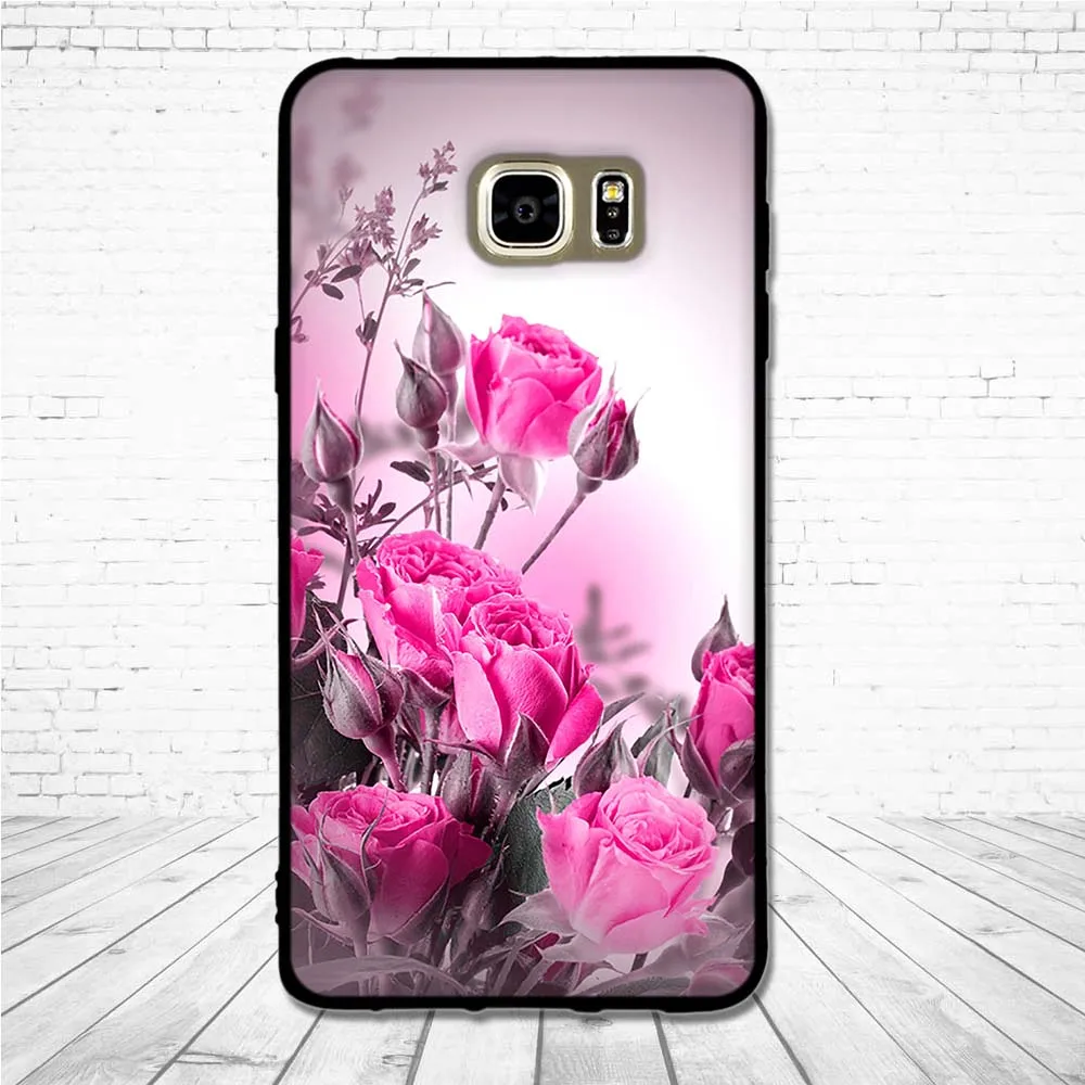 Чехол для Samsung Galaxy Note5 чехол из мягкого ТПУ Note 5 N920 N9200 с принтом Fundas