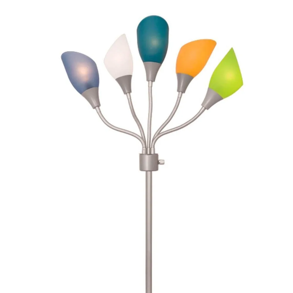 

Antikue coloful multi floor lamp for living room standing behind sofa lighting for bedroom reading children room light fixutre