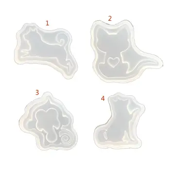 

Cat Dog Monkey Silicone Mold Cake Fondant Resin Pendant Jewelry Making Tools