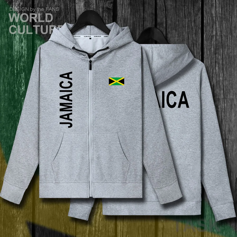 Jamaica JAM Jamaican мужские флисовые толстовки Свитшот зимний кардиган на молнии Джерси